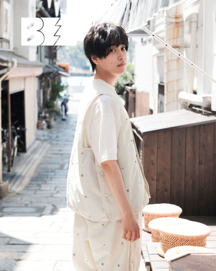 !予約開始!【中国雑誌】BEE ZINE 2025年6月 ONOMICHI 夏日特集豪華版(本島純政、公式カード35枚+公式ミニポスター1枚+メイキング冊子+シール)