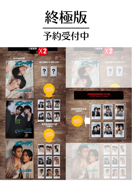 予約終了!【中国雑誌】So Cool 2024年終極版6冊セット(奥野壮&豊田裕大、D版2セット+公式ポラロイドカード6枚+ケース)