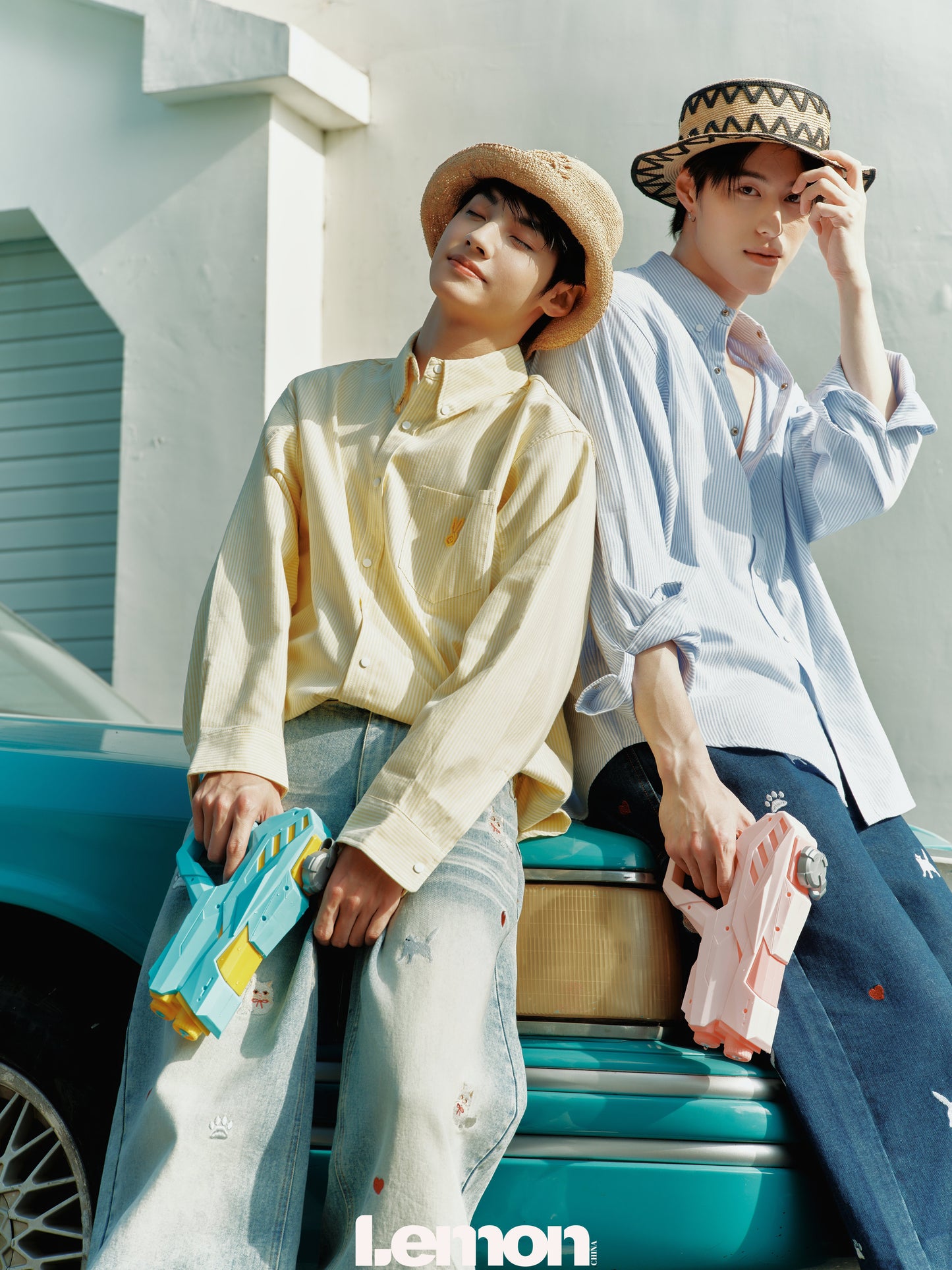 予約開始!【中国雑誌】LEMON 2025/10 A.Ver GUNO(王君豪/BUGVEL)&Chance(成晞) 公式カード3枚
