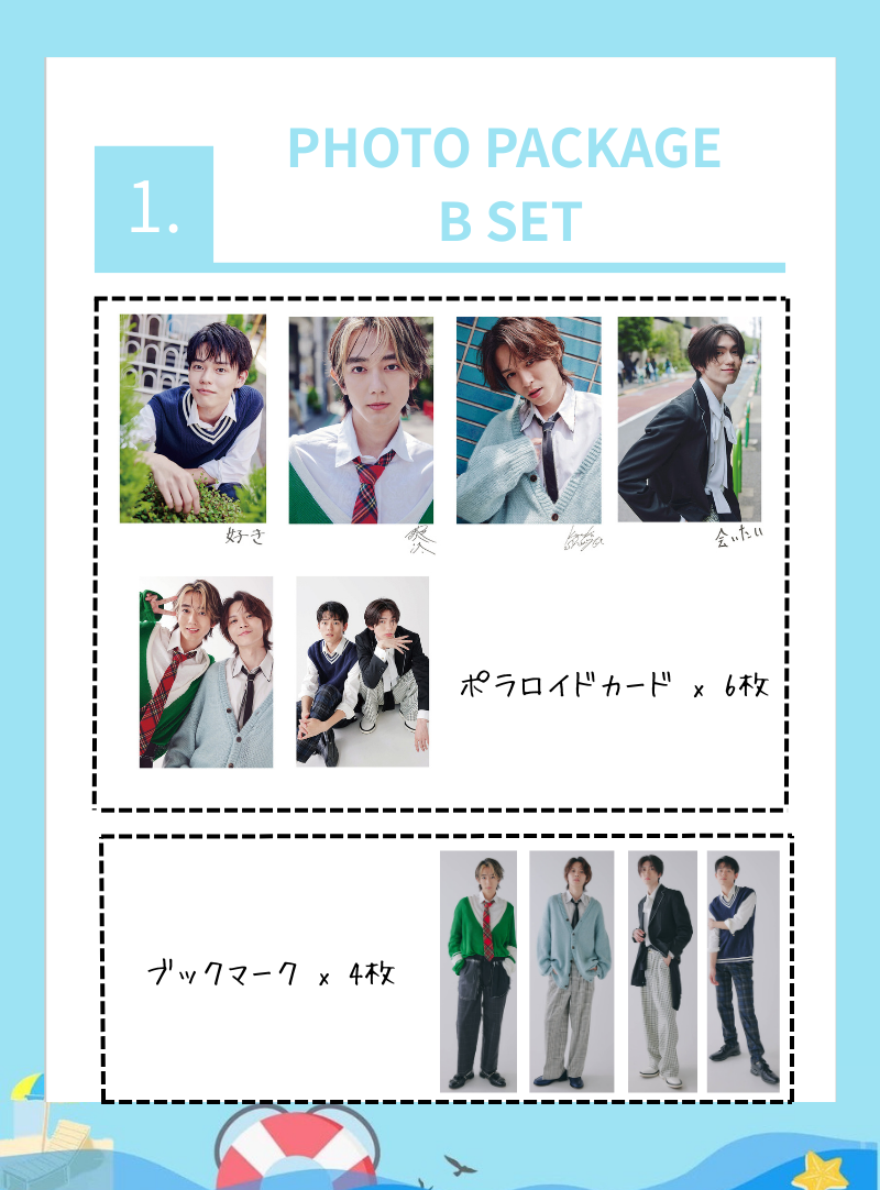 1. フォトパッケージ (A / B)