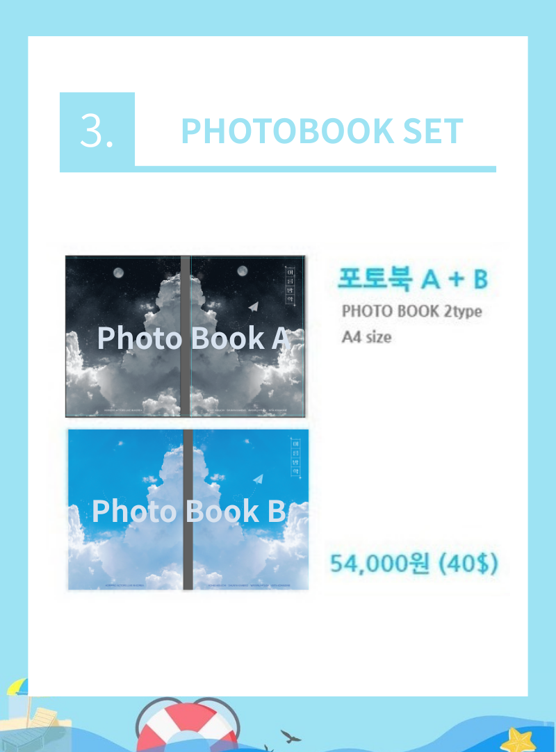 3. フォトブックセット（A + B）