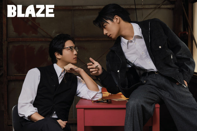 【中国雑誌】BLAZE Magazine 2026/10 D.ver 三冊セット（渡部秀＆齋藤璃佑、公式カード32枚）